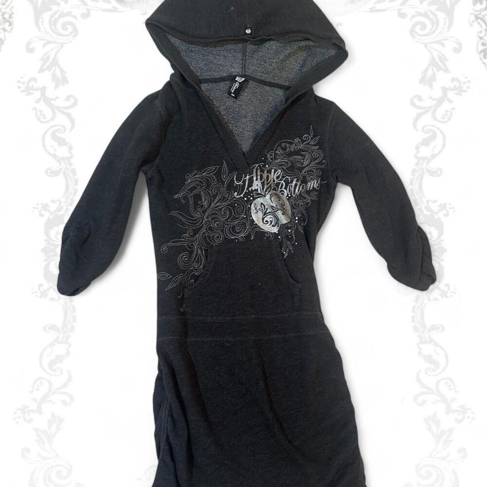 Apple-bottoms Women's Grey and Black Dress